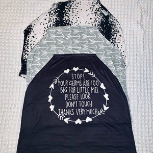 Carseat and nursing covers